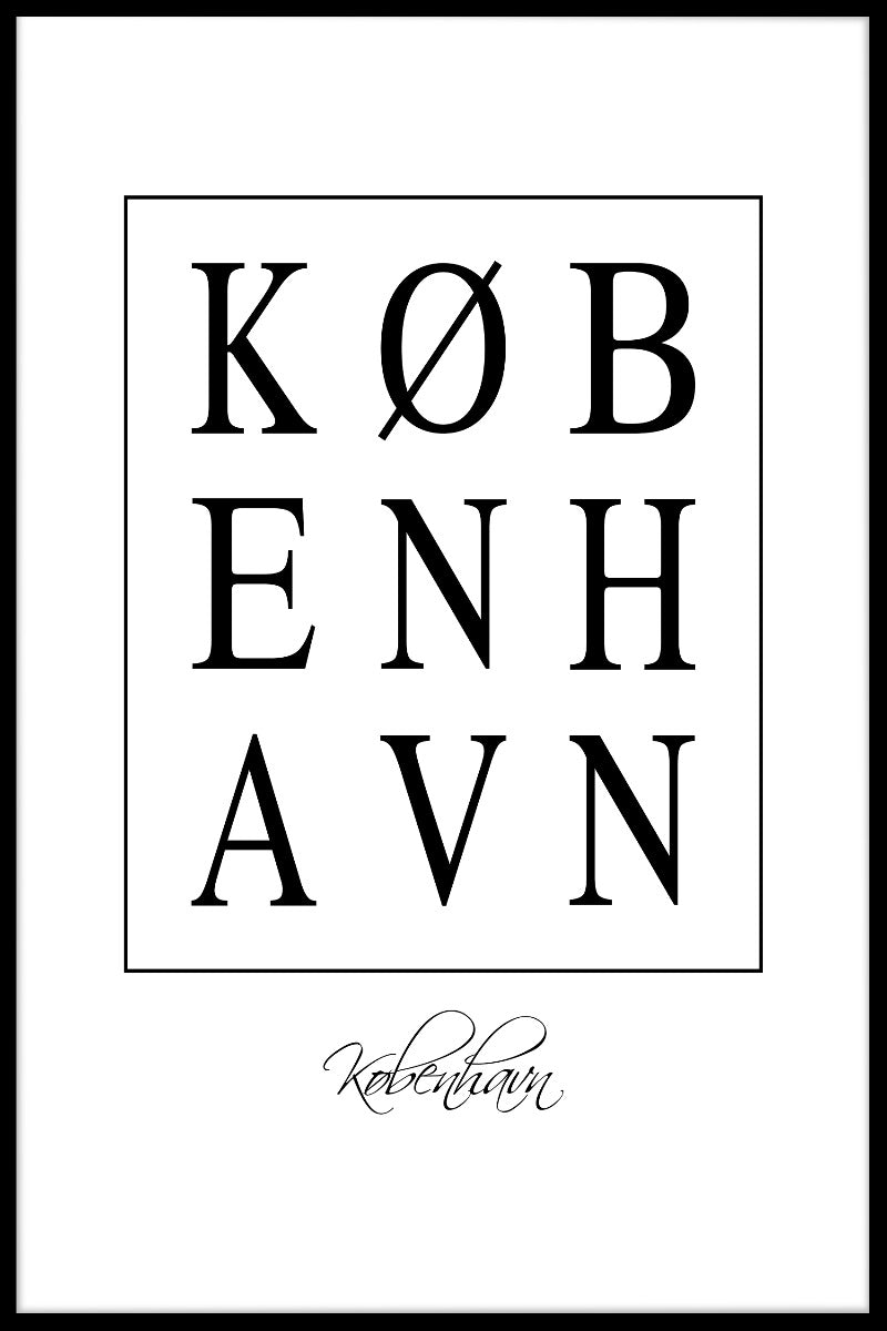 Kobenhavn Box Text juliste