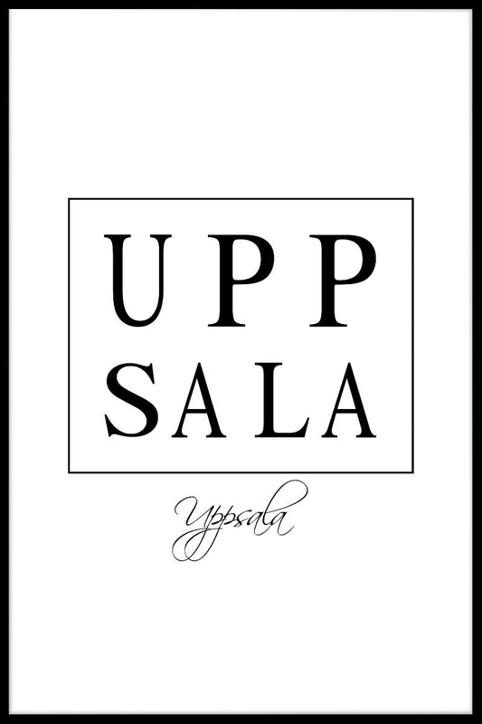 Uppsala Box Text juliste