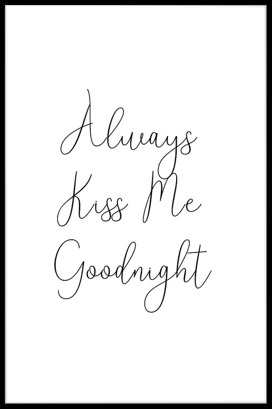 Always Kiss Me Goodnight juliste