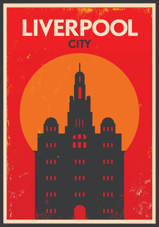 Liverpool Retro Vintage juliste