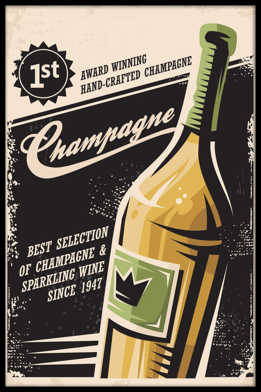 Champagne Vintage juliste