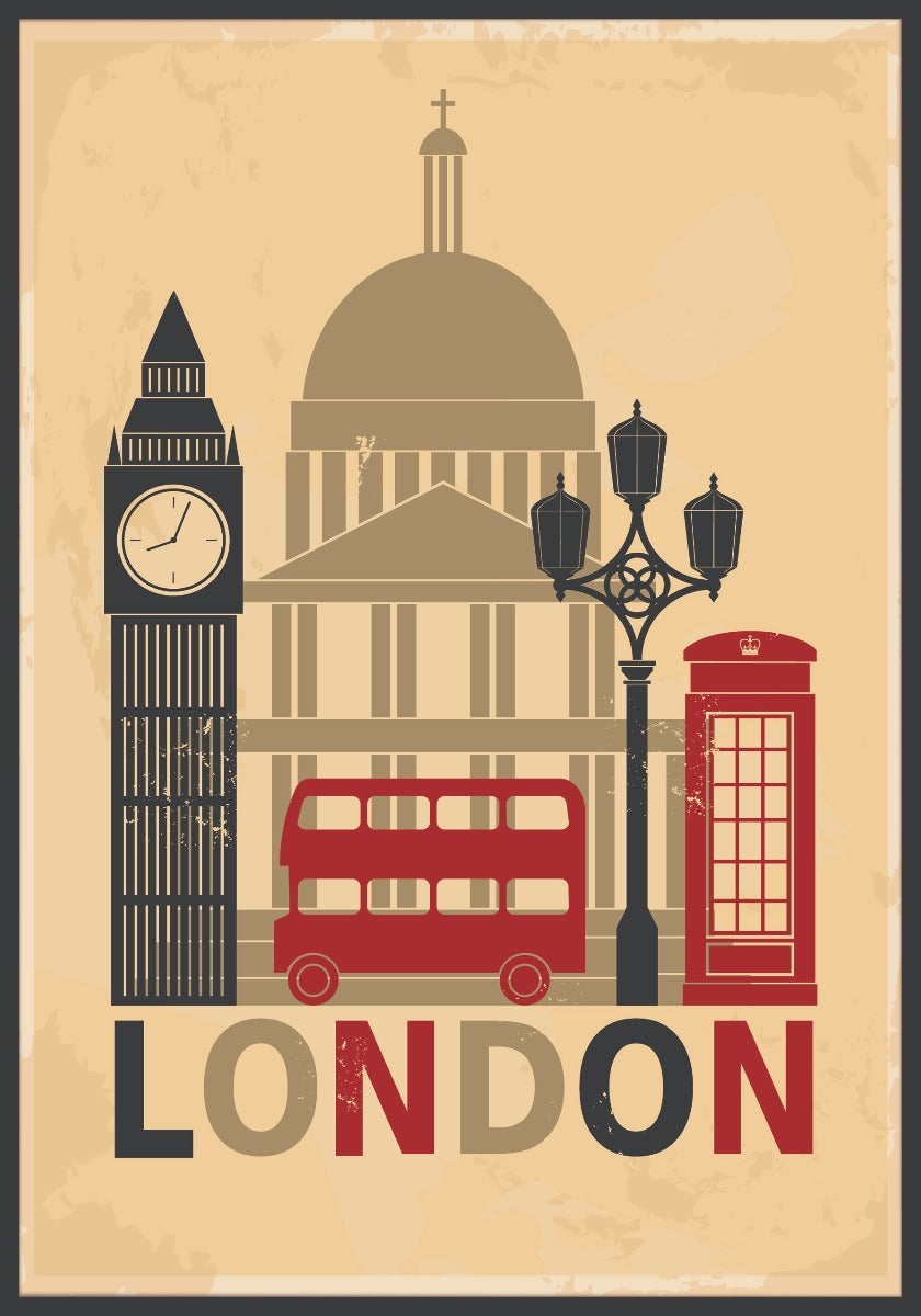 London Illustration juliste