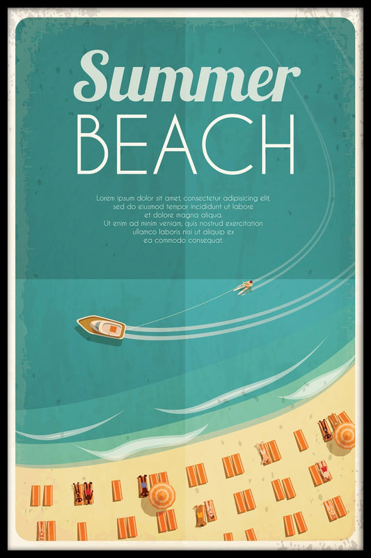 Summer Beach Vintage juliste