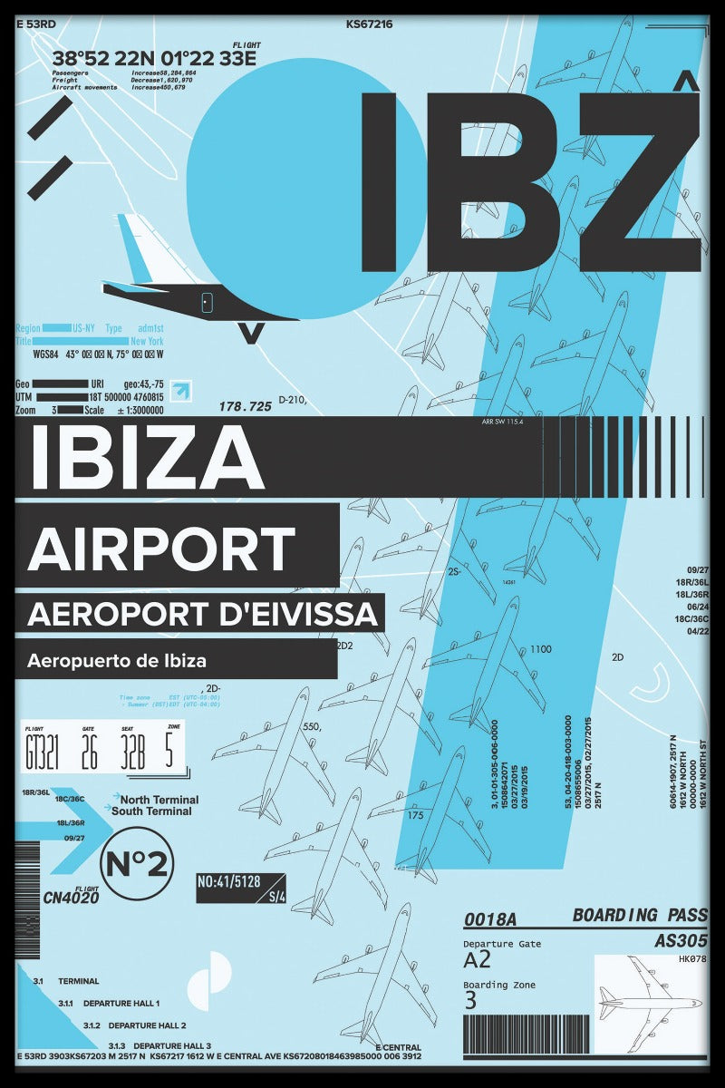 IBZ Ibiza Airport juliste