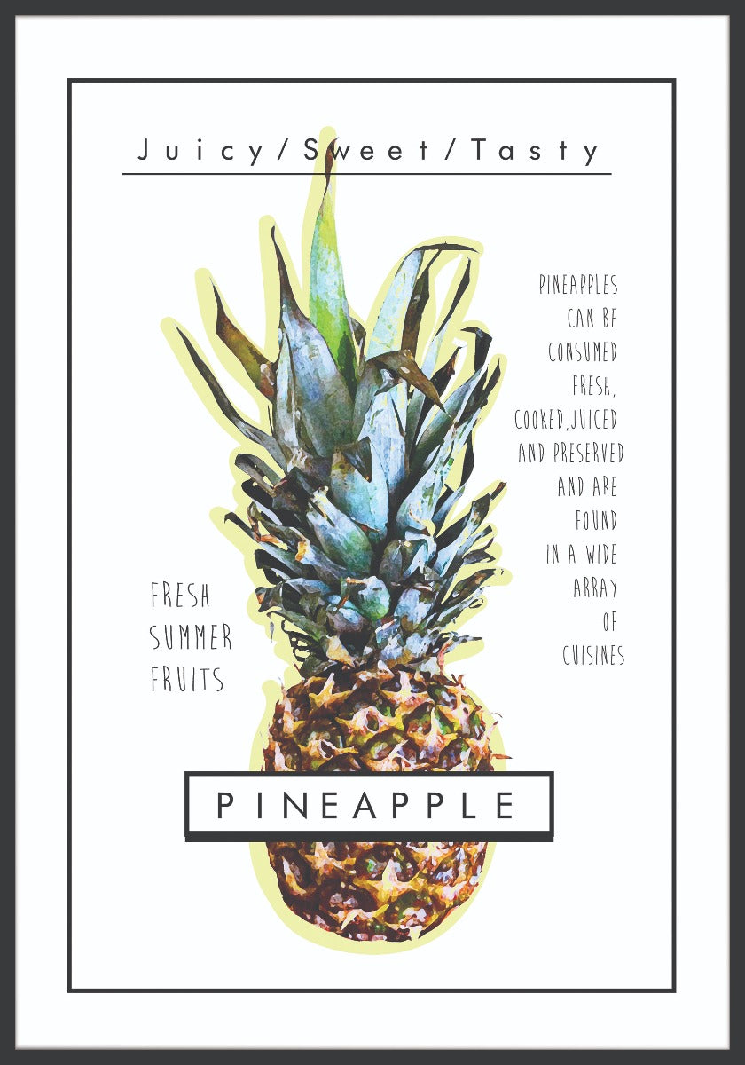 Pineapple Text juliste