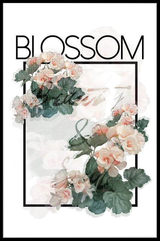 Blossom Text juliste