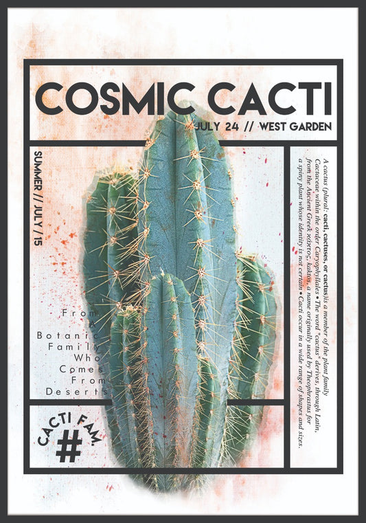 Cosmic Cacti juliste