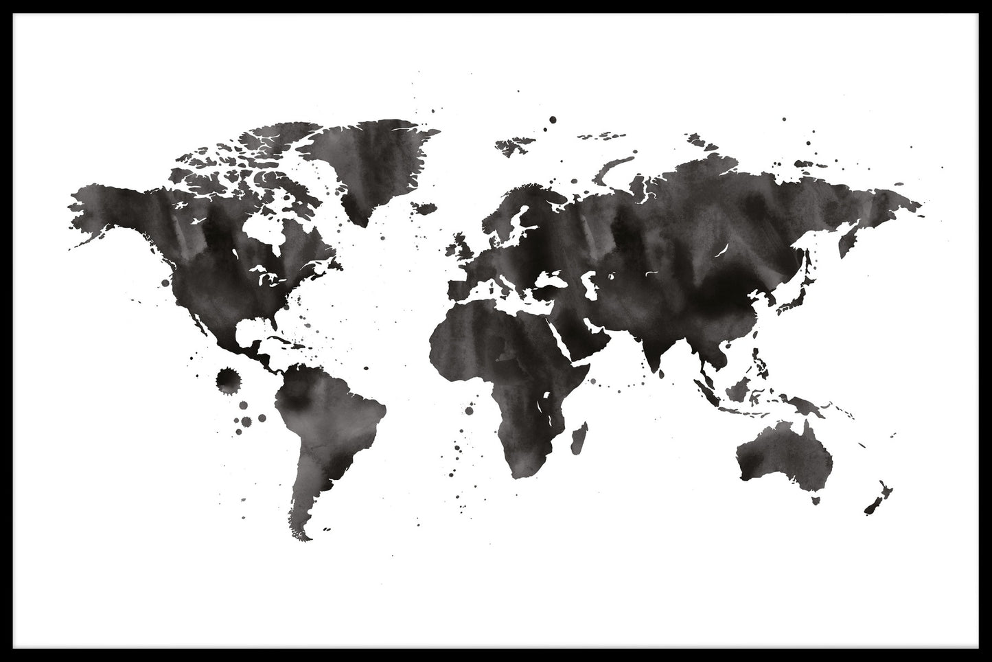 World Map N05 juliste