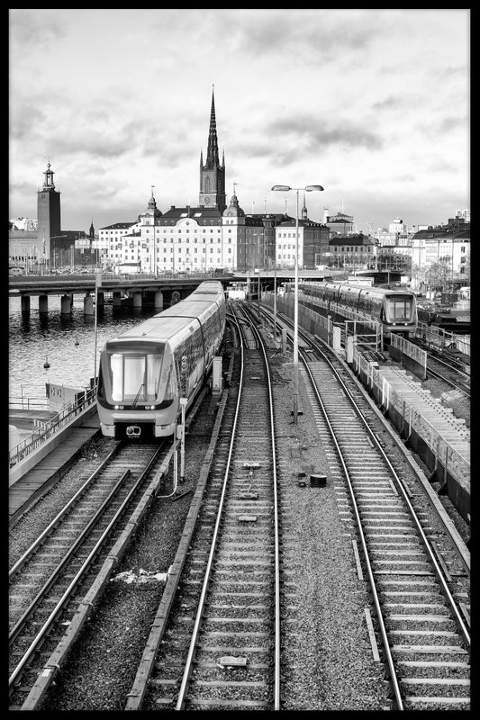 Stockholm Train Tracks juliste