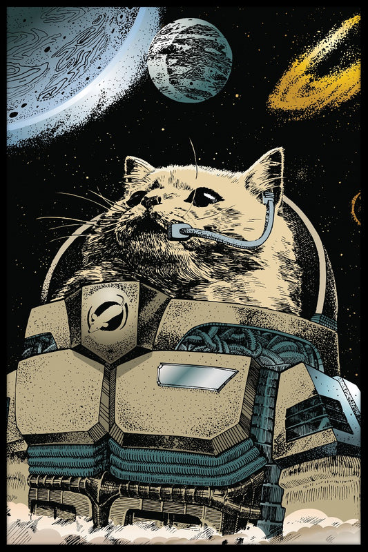 Cat Astronaut juliste