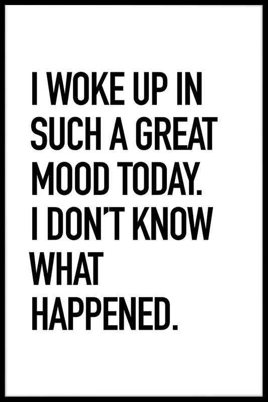 Good Mood juliste