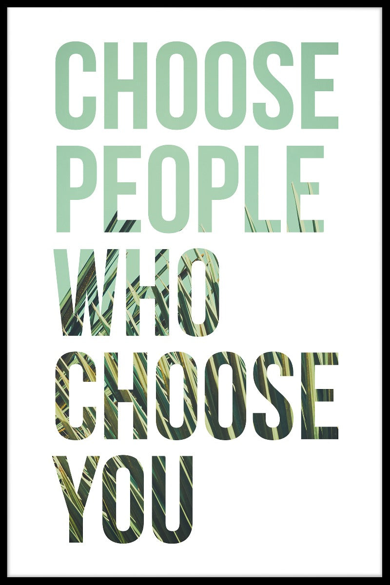 Choose People juliste