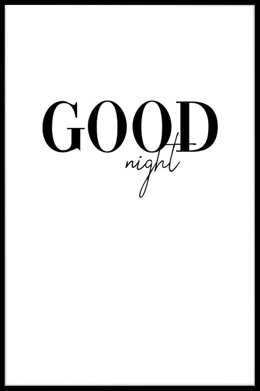 Good Night juliste
