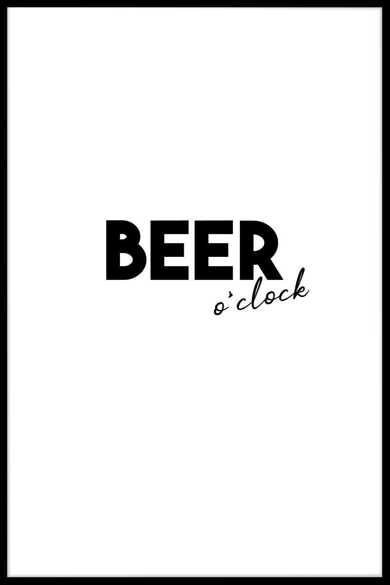 Beer O'Clock juliste