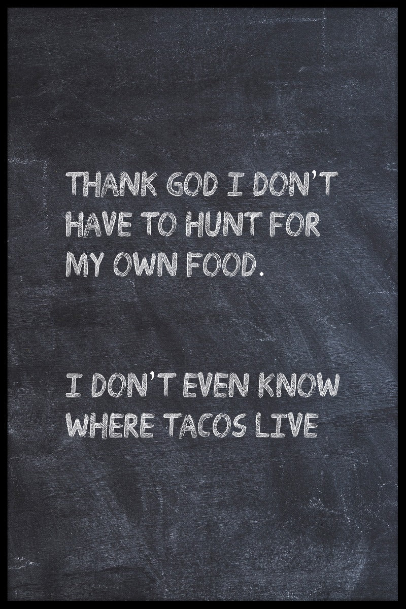 Where Do Tacos Live juliste