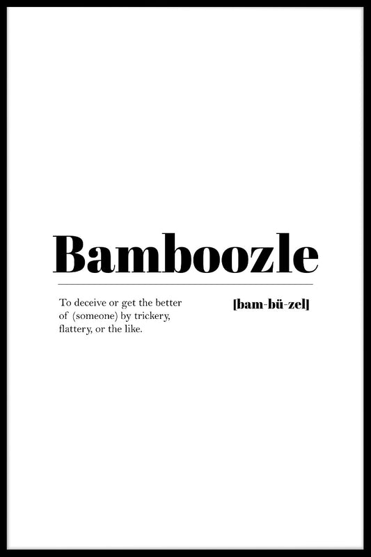 Bamboozle juliste