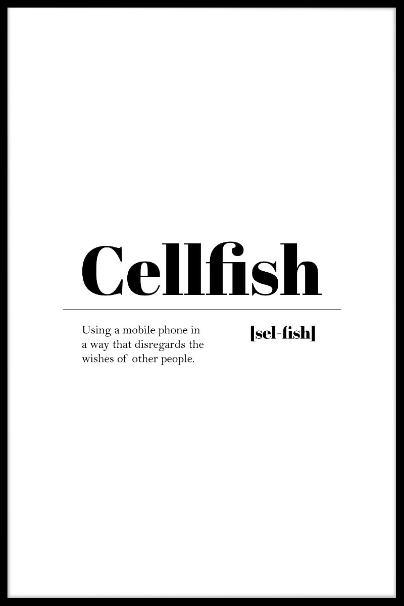 Cellfish juliste