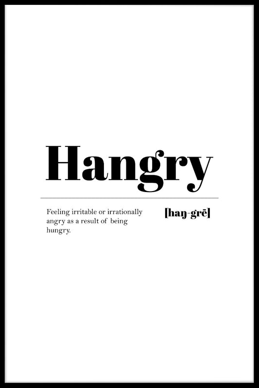 Hangry juliste
