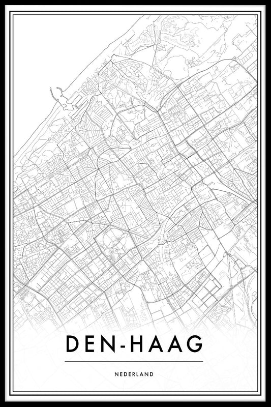 Den Haag Map juliste