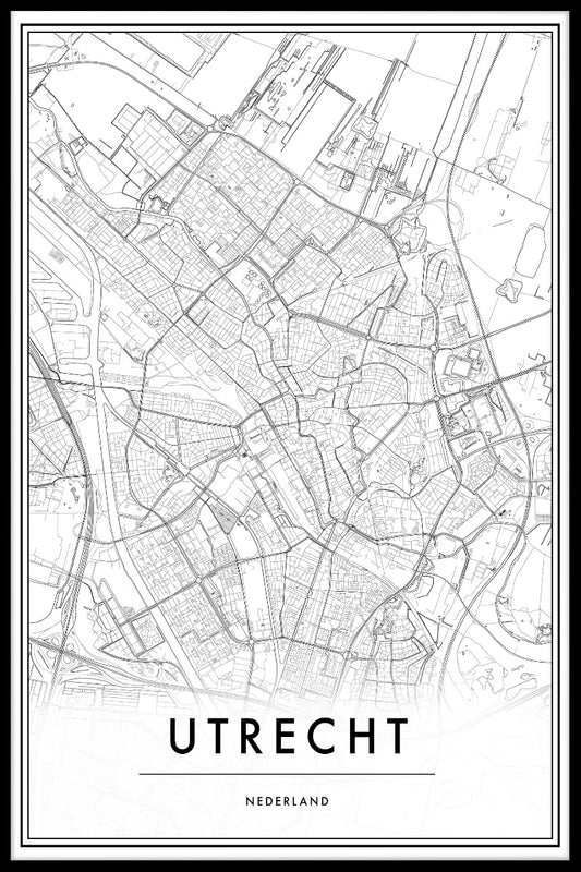 Utrecht Map juliste