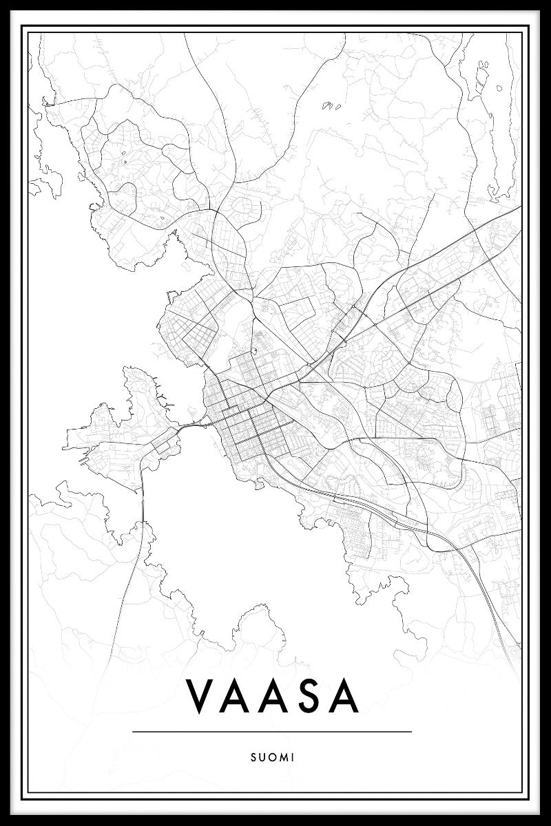 Vaasa Map juliste-pp