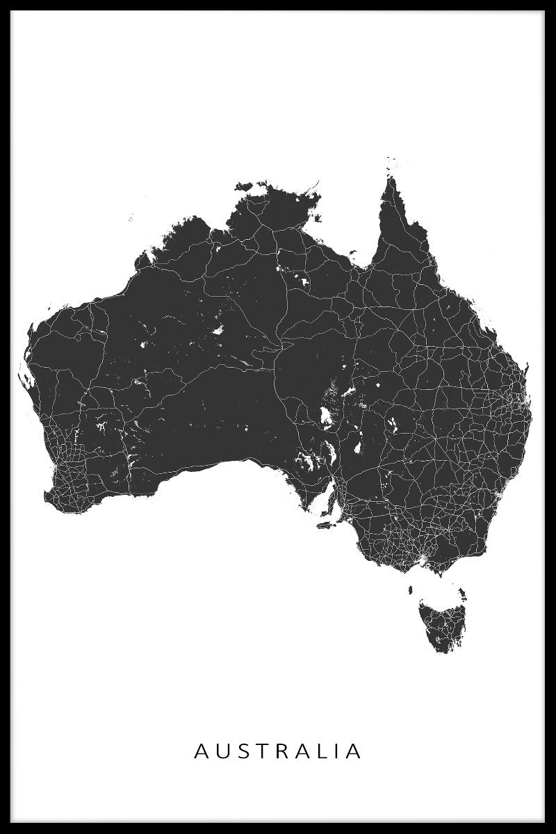 Australia Map juliste
