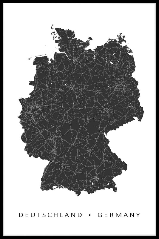 Germany Map juliste