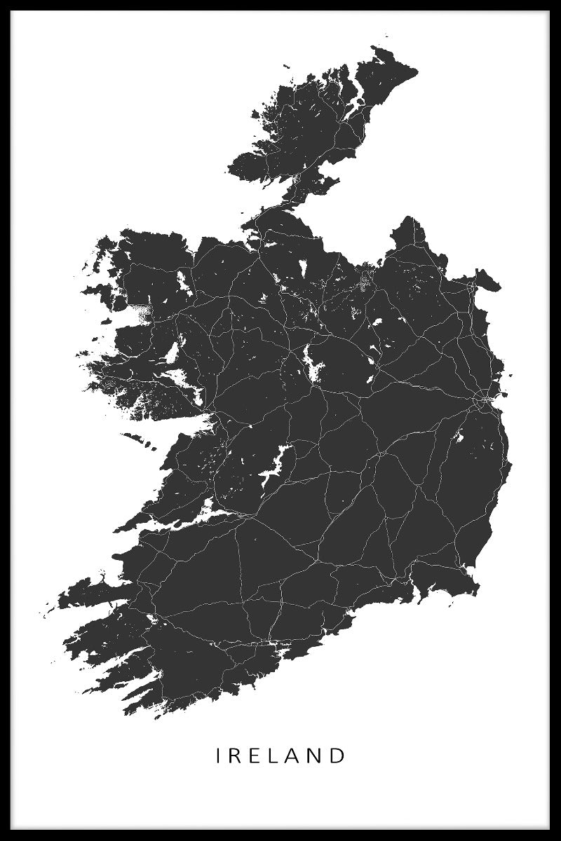 Ireland Map juliste