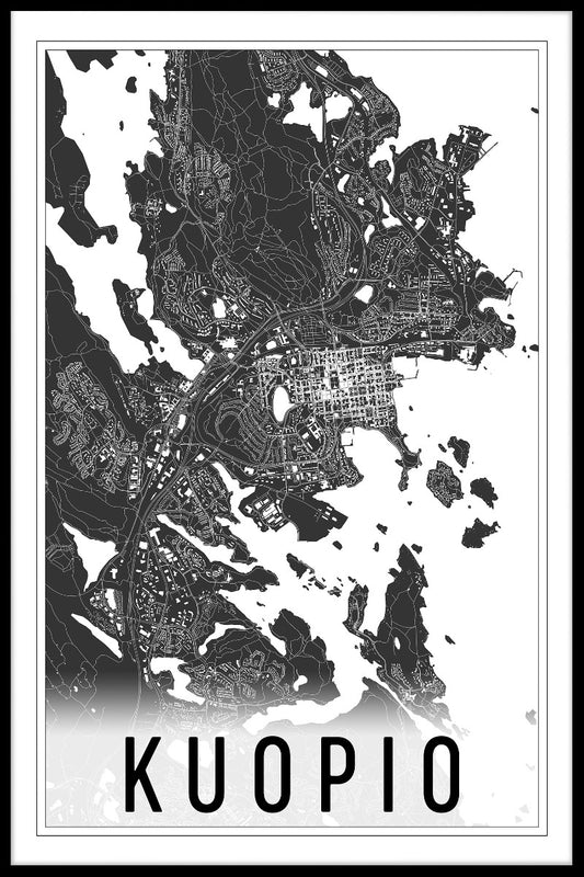 Kuopio Map N02 juliste