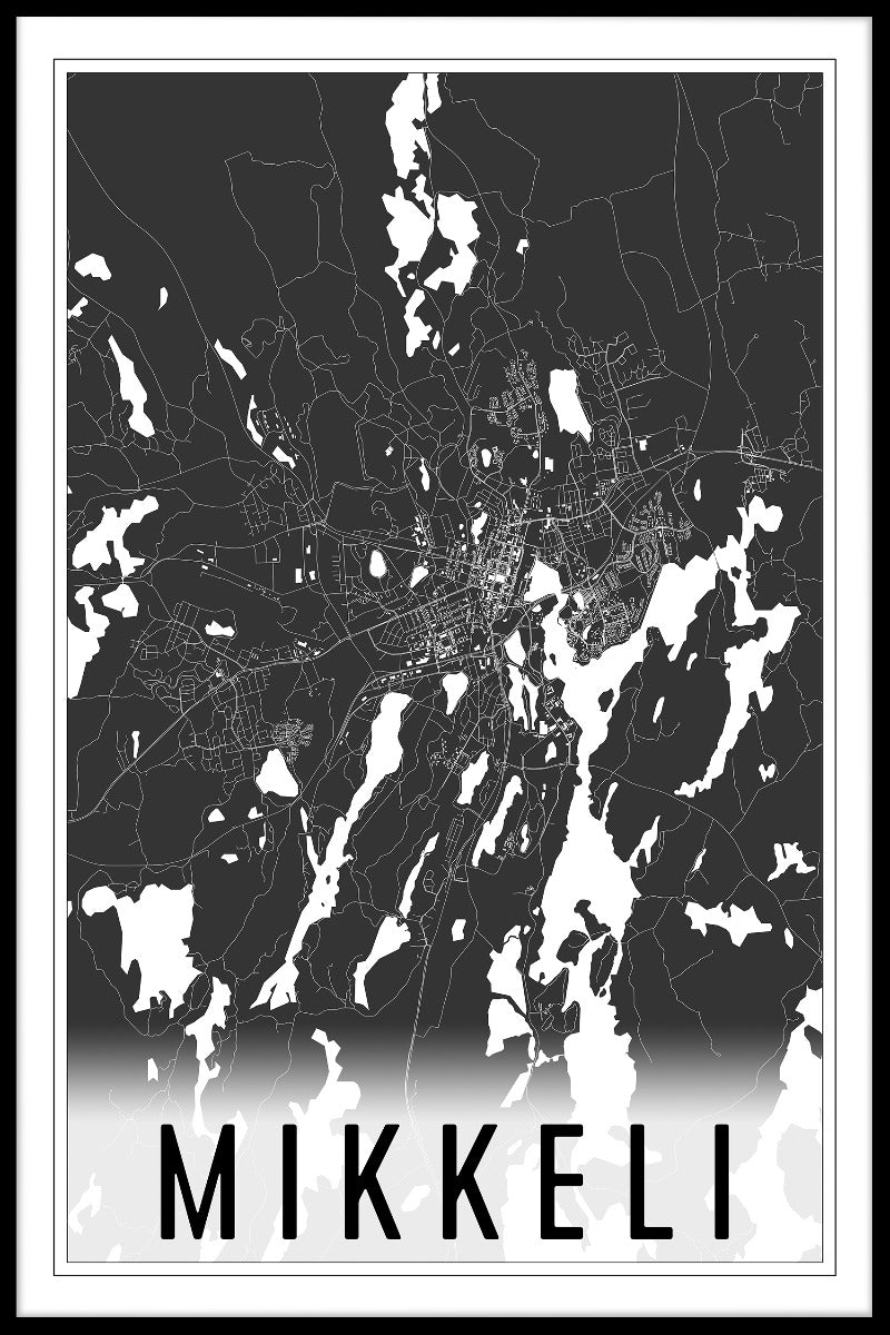 Mikkeli Map juliste