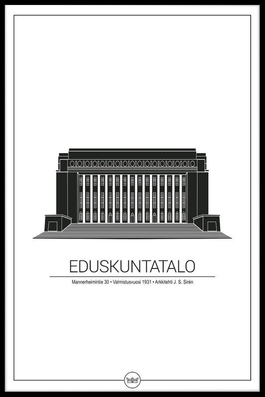 Parliament House Helsinki juliste
