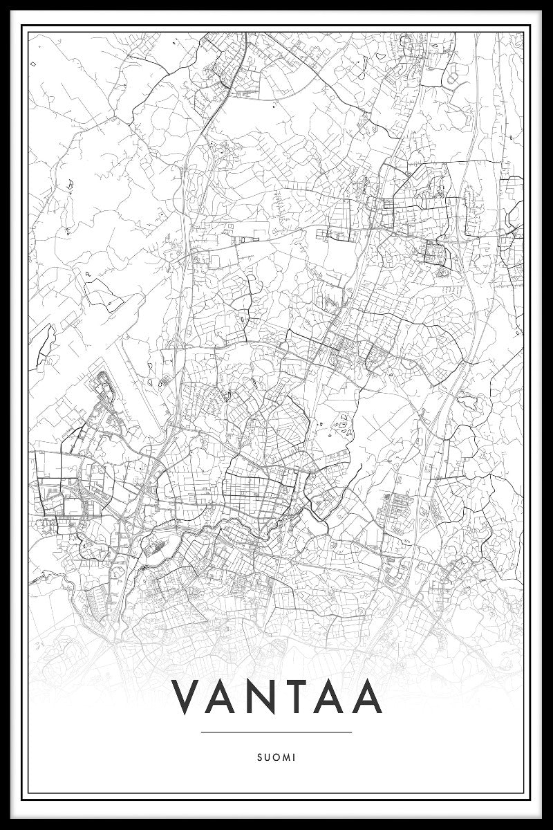 Vantaa Map juliste