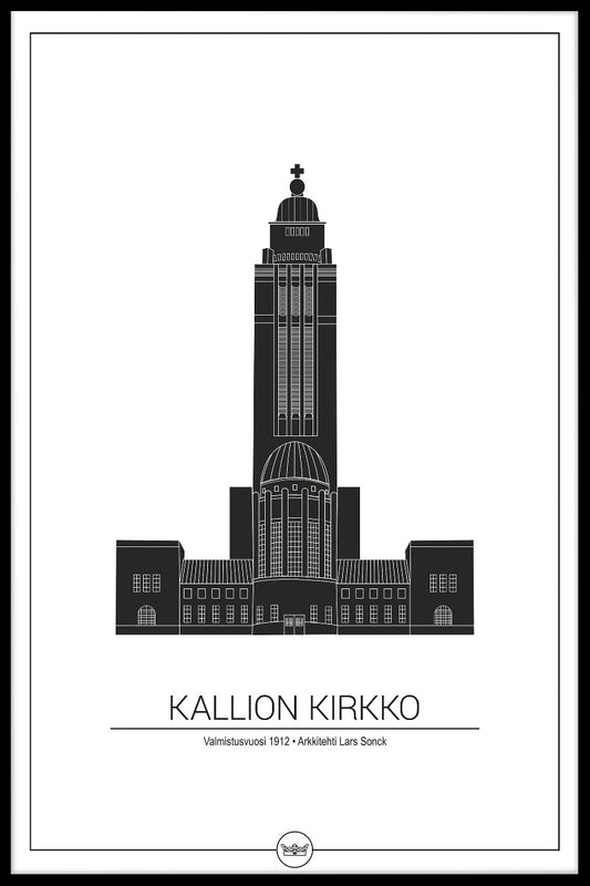 Kallio Church Helsinki juliste