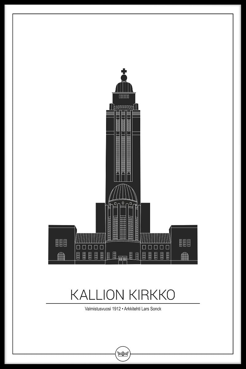 Kallio Church Helsinki juliste