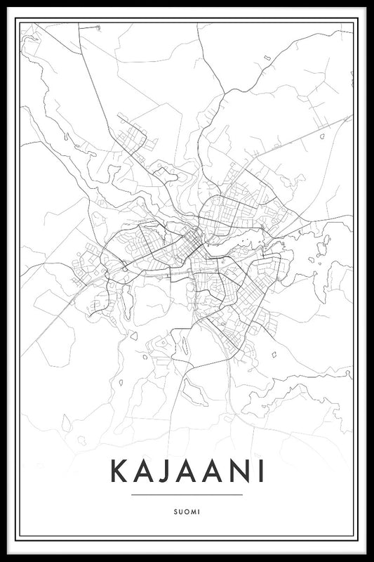 Kajaani Map juliste