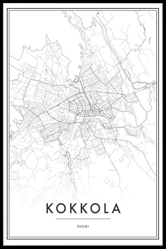 Kokkola Map N02 juliste