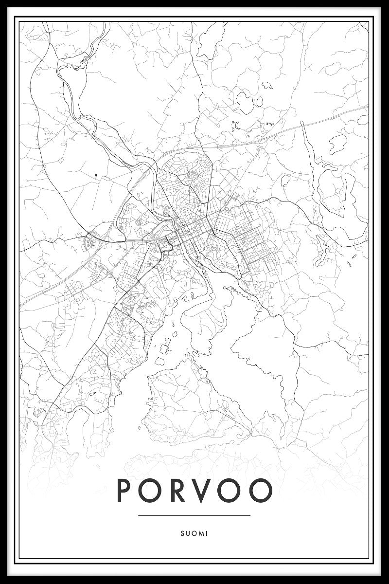 Porvoo Map juliste