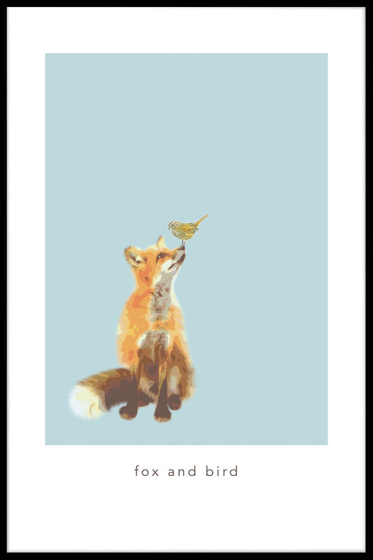 Fox and Bird juliste