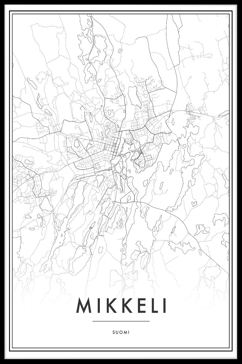 Mikkeli Map N02 juliste