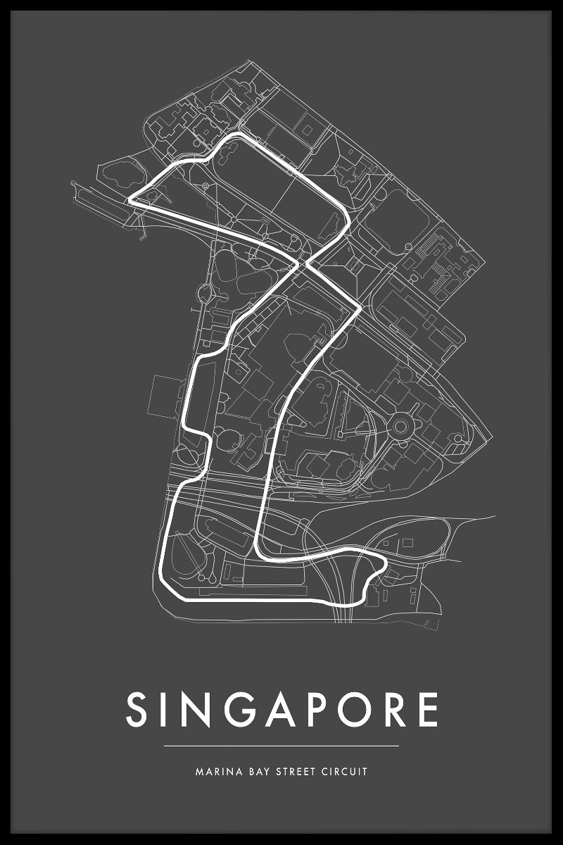 Singapore Marina Bay Circuit juliste