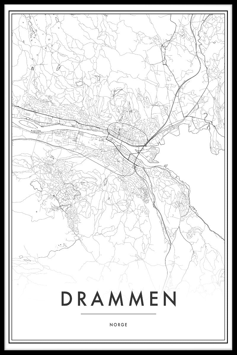 Drammen Map juliste