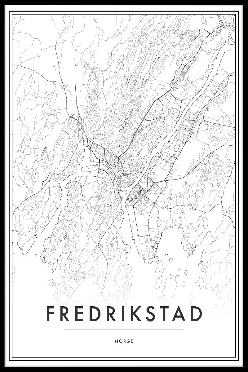 Fredrikstad Map juliste