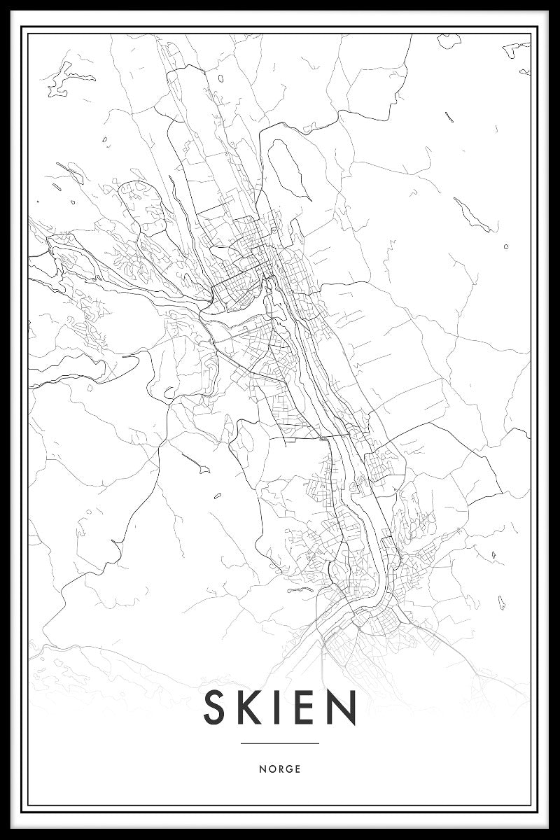 Skien Map juliste