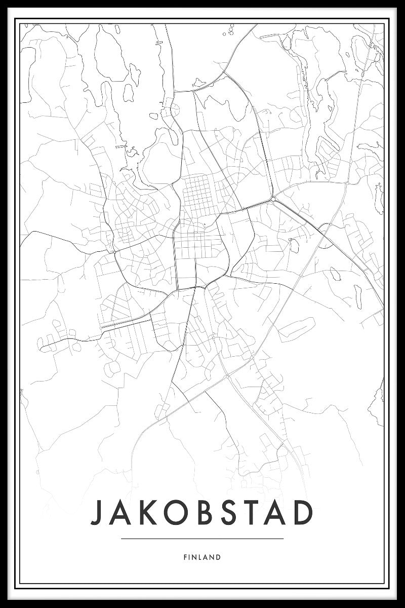 Jakobstad Map juliste