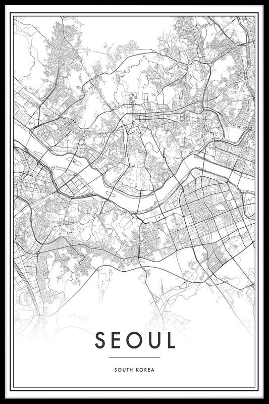 Seoul Map juliste