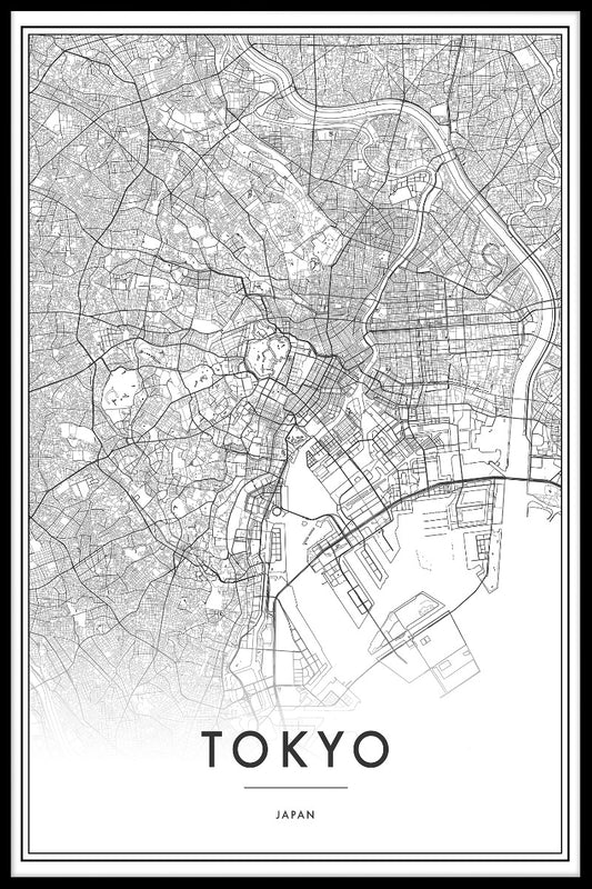 Tokyo Map juliste
