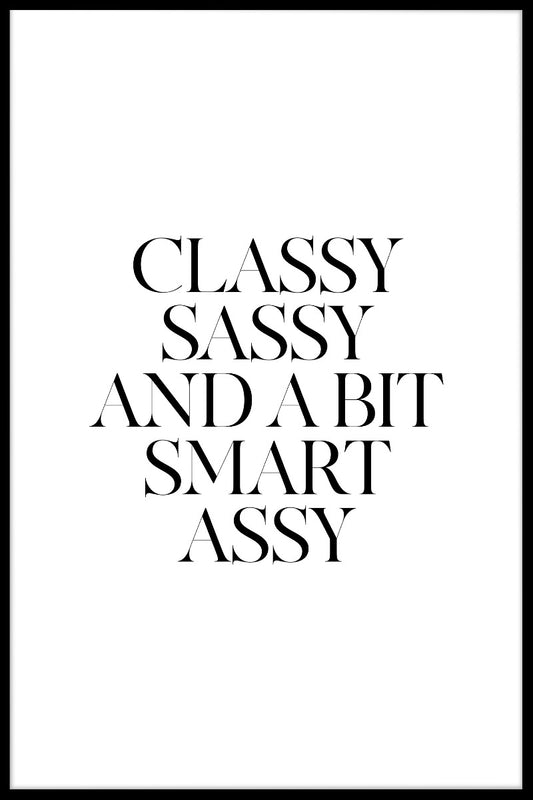 Classy Sassy juliste