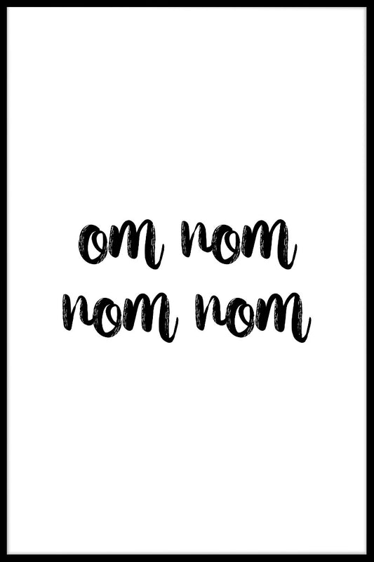 Om Nom Nom juliste