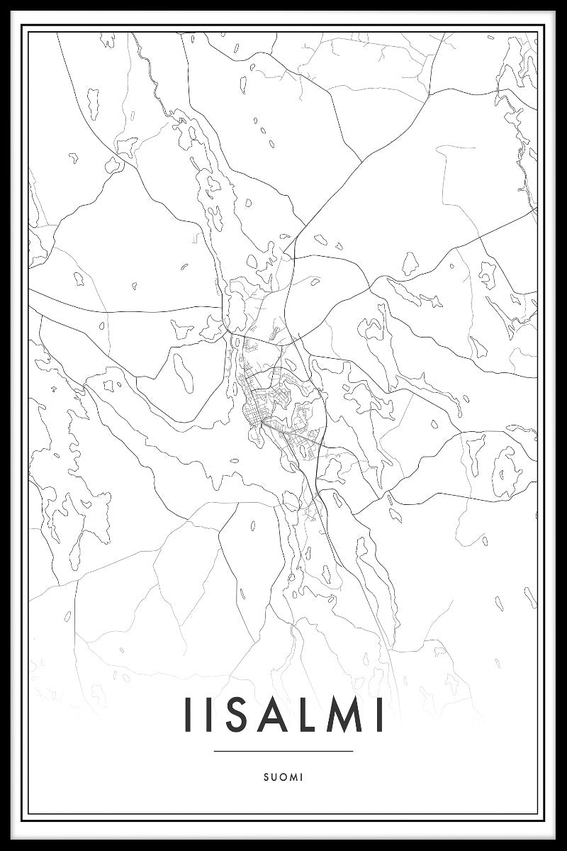 Iisalmi Map juliste