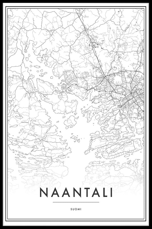 Naantali Map juliste